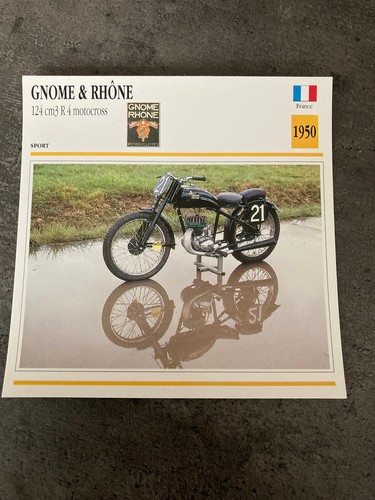 Carte fiche moto - fiche, collection