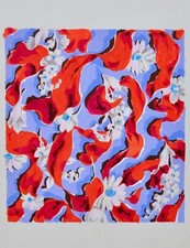 Atelier TESTEMALE - Peinture originale - Gouache - Projet de tissu 613