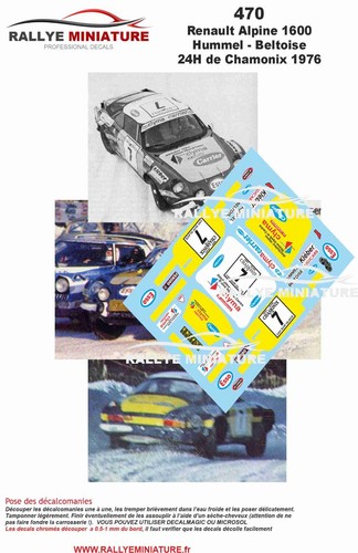 Decals ref 0470 - 1/24,