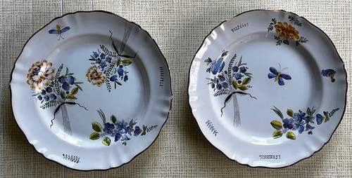 Assiettes xixe faience de - assiettes,