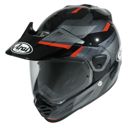 Casque moto rouge - de, anodisé