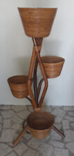 Porte pots de fleurs ou plantes en bambou naturel AN 50/60 en très bon état
