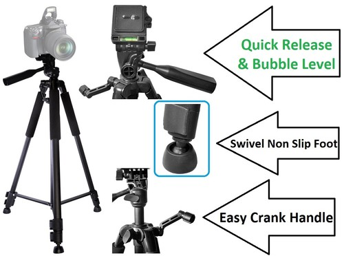 Super pro tripod - 60", case