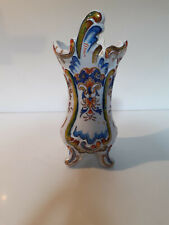 Rouen - vase à 4 pieds - céramique - décor traditionnel - Ca 1920