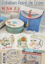 Création point de croix N°48 HS Voyages V. Enginger Les Brodeuses Parisiennes