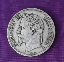 5 francs NAPOLEON III  1867 A