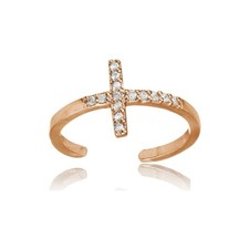 Or Rose Flash Zircon Cubique