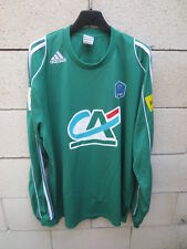 Maillot COUPE de FRANCE porté n°11 ADIDAS football shirt collection vert CA PMU