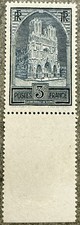 Superbe n°259a "3F Cathédrale de Reims au type II", neuf ** luxe et bdf, signé U