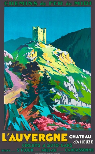 Affiche chemin fer midi - de,