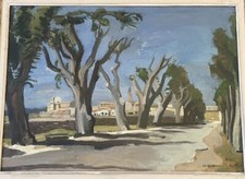 M. G. PONCELET HUILE SUR TOILE