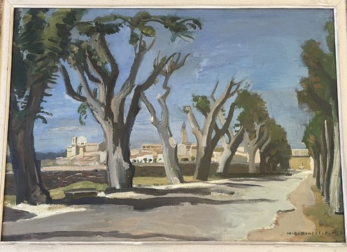 Poncelet huile sur toile - huile,