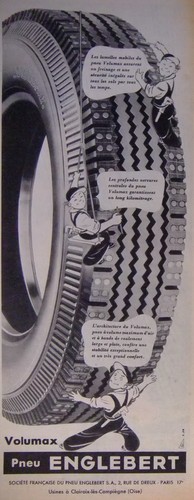 Publicité englebert pneu - englebert,