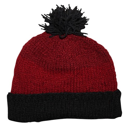 Bonnet laine avec - bonnet, pompon