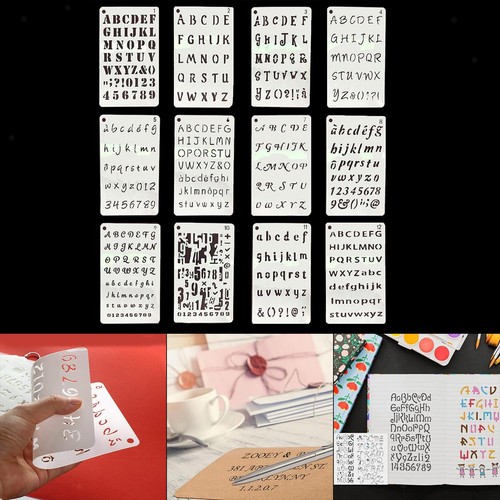 Lettre pochoirs pack 5x8 - lettre,