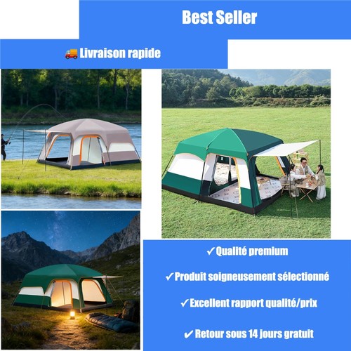 Tente familiale camping - , 2