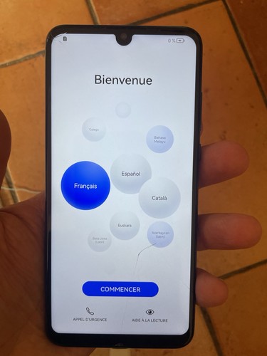 Huawei smartphone bleu violet - huawei, bleu/violet