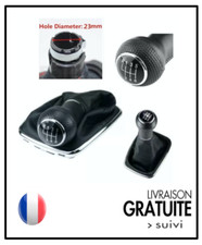 Pommeau soufflet levier 6 vitesse POUR Golf 4 SDI essence 1.4L 1.6L diam 23 mm