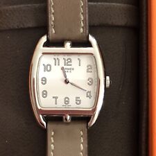 Hermès Montre Femme -Rare Modèle CAP COD TONNEAU -BIJOU -Excellent État -