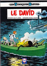 LES TUNIQUES BLEUES LE DAVID  EDITION PUBLICITAIRE FINA BELGIQUE 1997 TBE