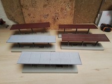 JOUEF HO REF 862. MAQUETTE QUAI DE GARE. LOT DE 5