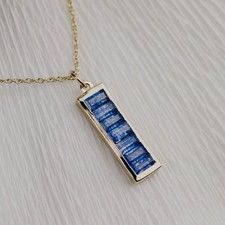 925 Sterling Silver Blue