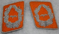 patte de col Major off de réserve Luftwaffe  allemand 2e guerre mondiale