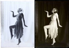 photo NEGATIF verre NU