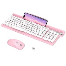 Clavier sans fil RaceGT L3 rose avec souris intégrée