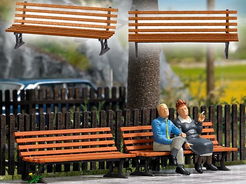 Busch bancs publics bois - 2x,