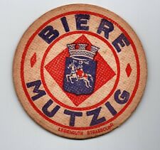 Rare SOUS-BOCK Bière ALSACE MUTZIG Leibenguth Strasbourg