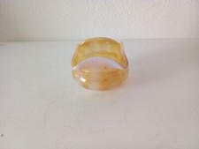 Saleron en Opaline Cristal Irisé de Pantin XIX ème