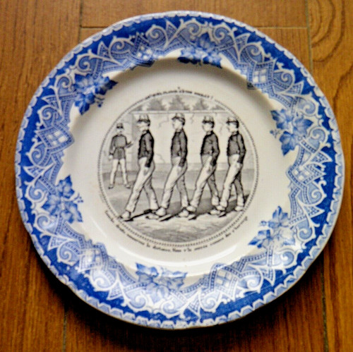Ancienne assiette parlante