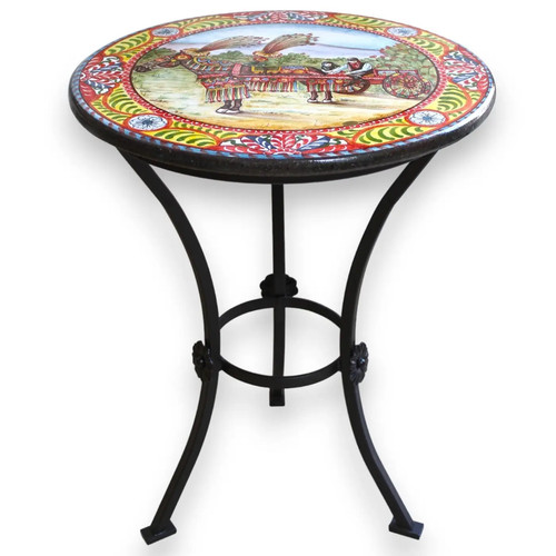 Table ronde pierre lavique - ronde, en
