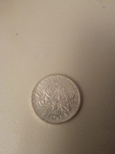 piece de 5 franc  en argent de 1965