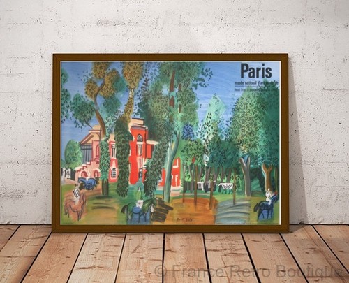 Poster affiche paddock - le, a