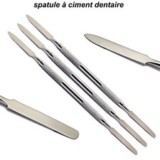 Spatule de mélange de ciment dentaire À double extrémité Outils de laboratoire