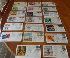 SUPERBE LOT 20 ENVELOPPES  1ER JOUR  - THEMES DIVERS