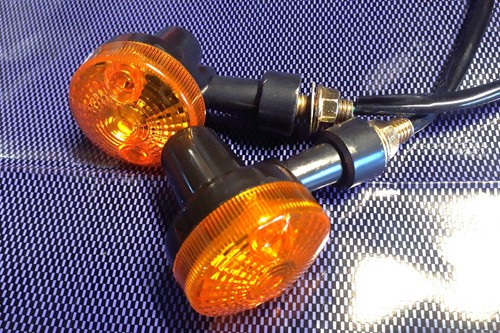 Clignotants classic noir - x2,