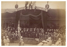 France, Tribune de notables, Tirage vintage, ca.1900 France, Tribune de notables