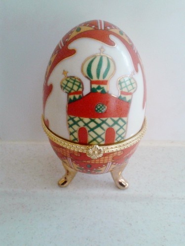 Boite oeuf porcelaine - en,