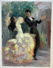ESPAGNE Danseurs Flamenco