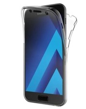 Samsung A3 A7 2017 A320F A720F Coque Silicone Intégrale Recto Verso 360 Clear
