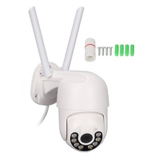 White Security Camera Video Surveillance Camera Motion Detection Two Way Aud NEW