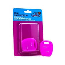 Housse de clé de voiture housse en silicone étui housse de clé rose pour TOYOTA