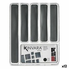 Range-couverts Kinvara Gris Transparent Silicone Plastique TPR Plastique recy