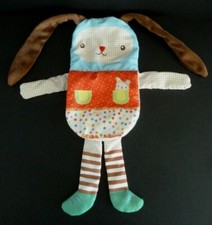 04. DOUDOU LIVRE TISSUS LAPIN HATIER Guili La petite bête qui monte TTBE