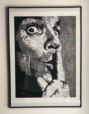 Jef Aérosol : lithographie signée. Vendue encadrée