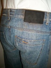 Pantalon ARMANI JEANS W27 38/40 bleu délavé effet usé taille haute  A40