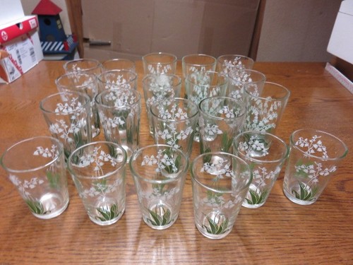 Rare ancien lot verres - 21,